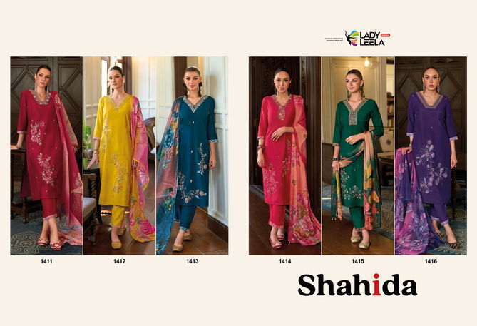 Shahida By Lady Leela Viscose Silk Readymade Suits Wholesale Shop In Surat